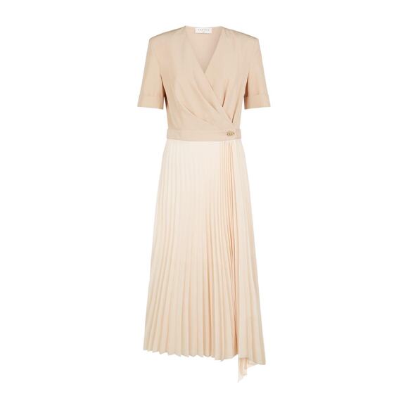 SANDRO Gladis 2-in-1 Wrap Dress - Picture 3 of 16